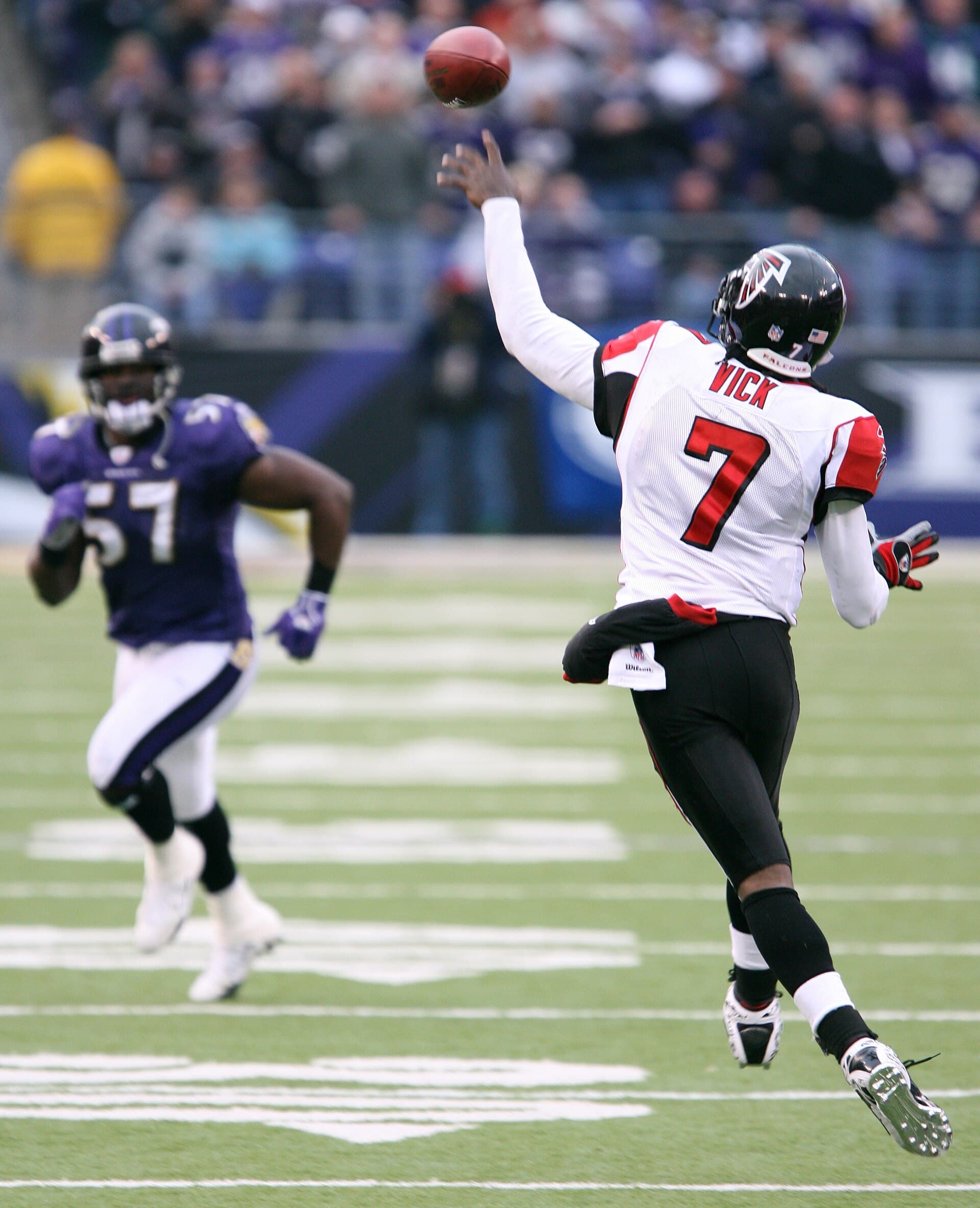 Michael Vick passing, November 2006