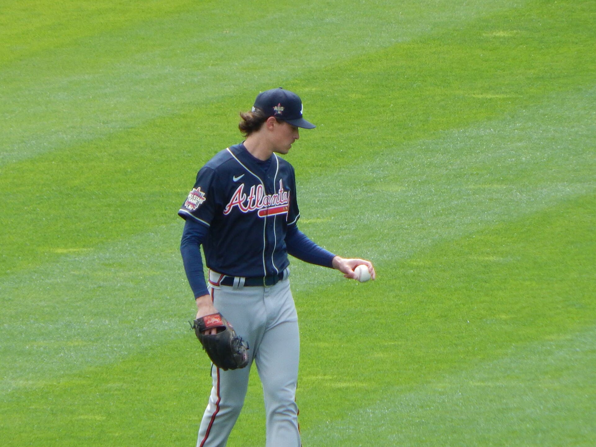 Max Fried before a game