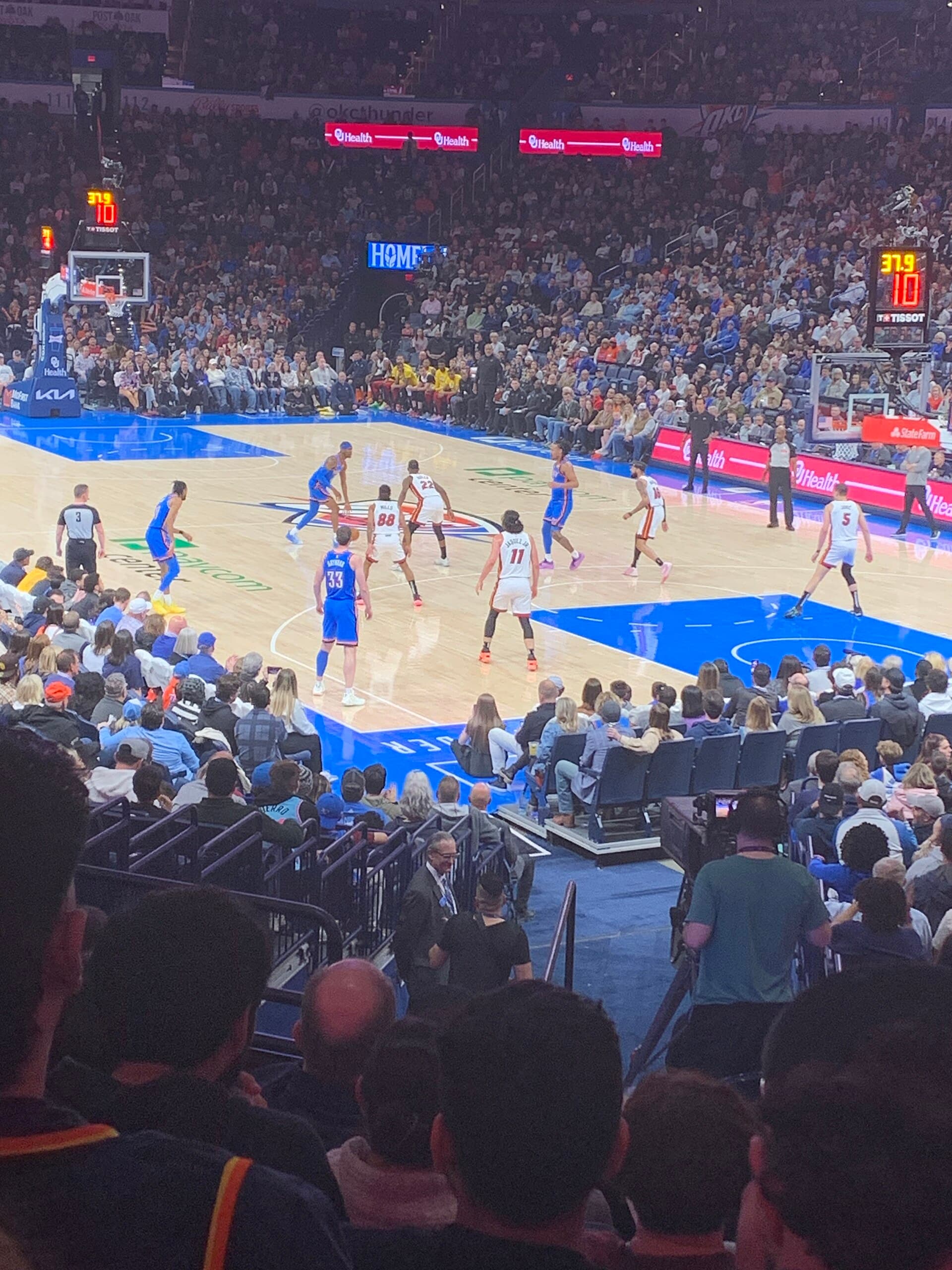 Thunder vs. Heat