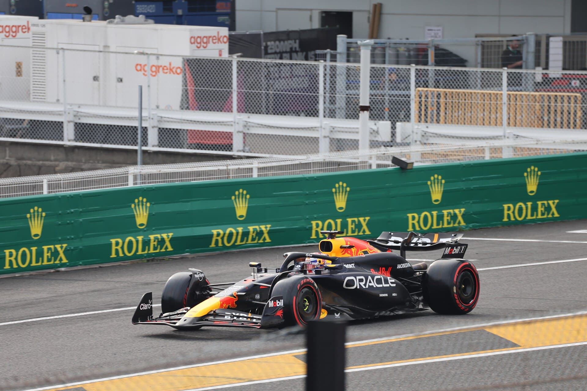 Max Verstappen in the RB20