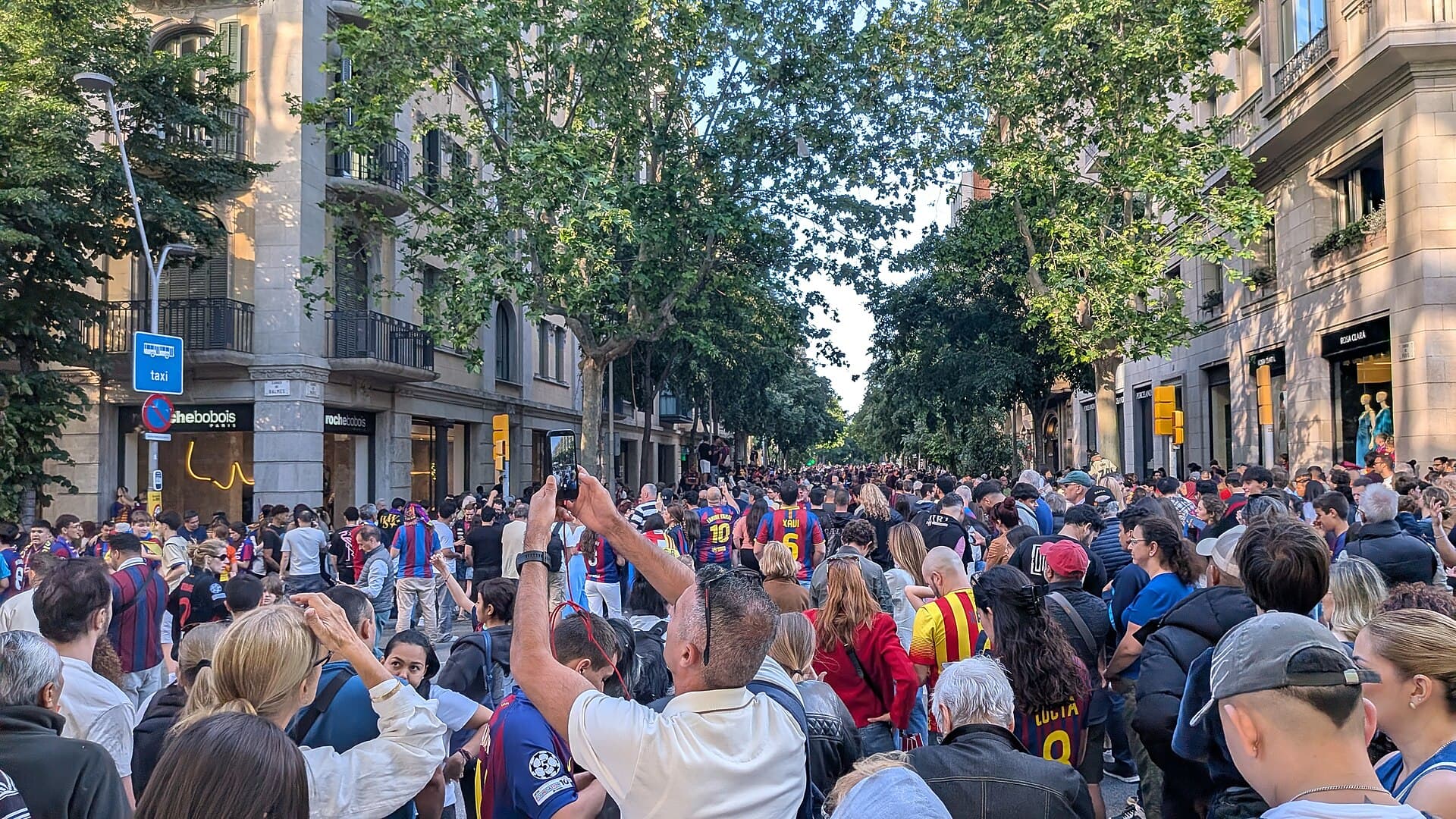 Rua de celebració del Barça campió de Lliga 2026 20260511
