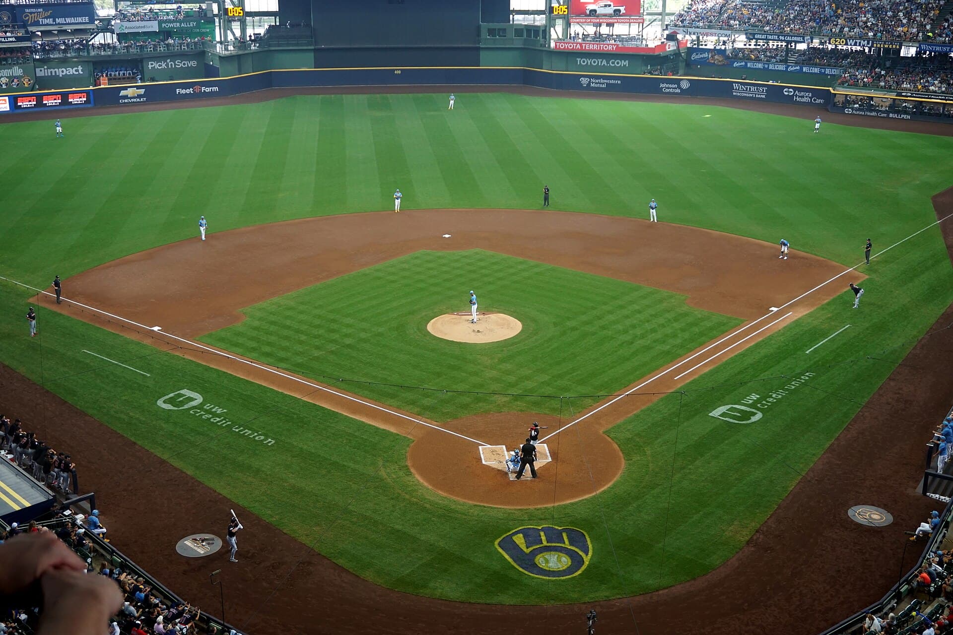 Cleveland Guardians vs. Milwaukee Brewers August 2024 08 (in-game action)