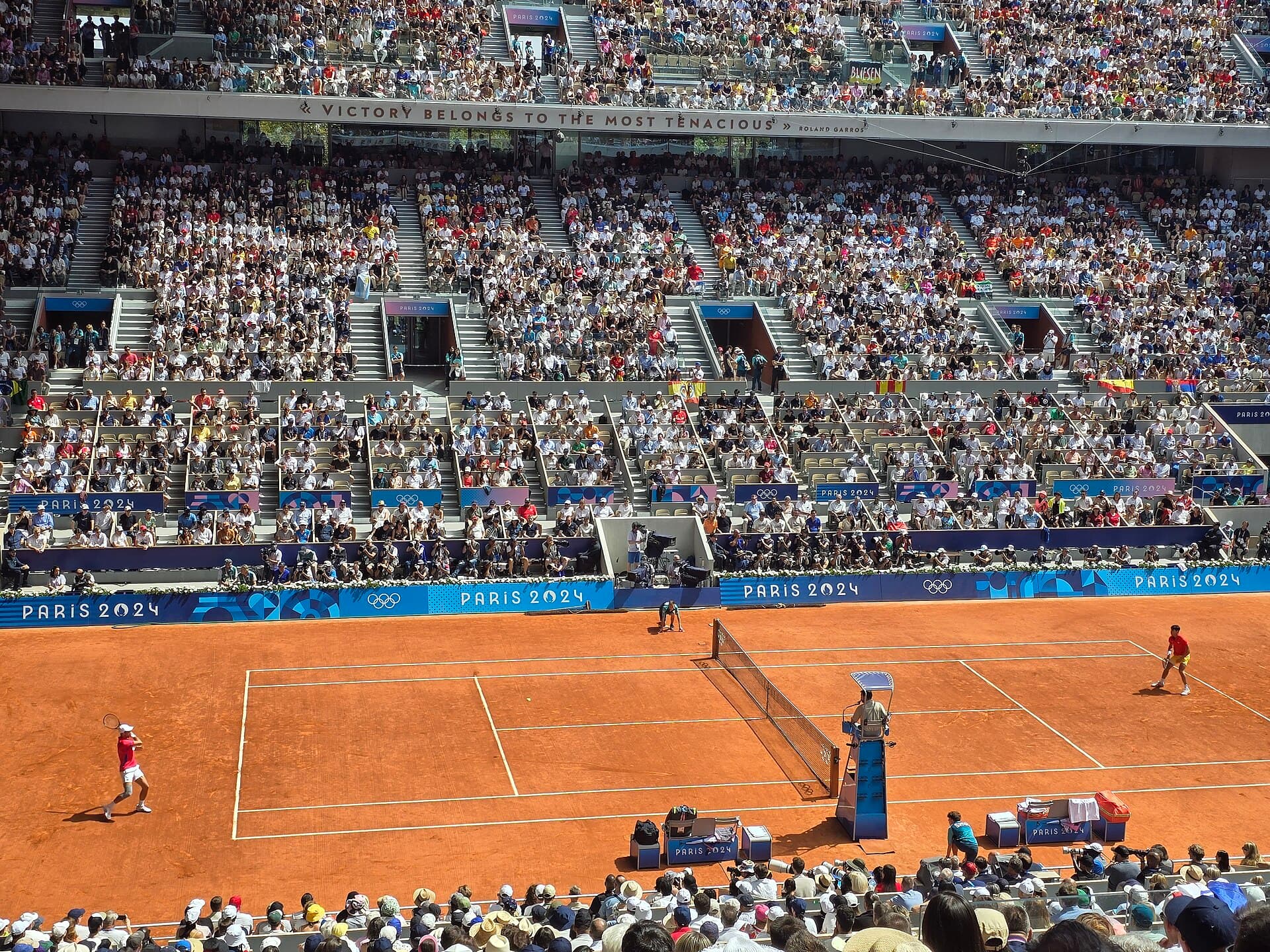 Novak Djokovic vs. Carlos Alcaraz, 2024 Summer Olympics men's singles tennis tournament, 2024-08-04