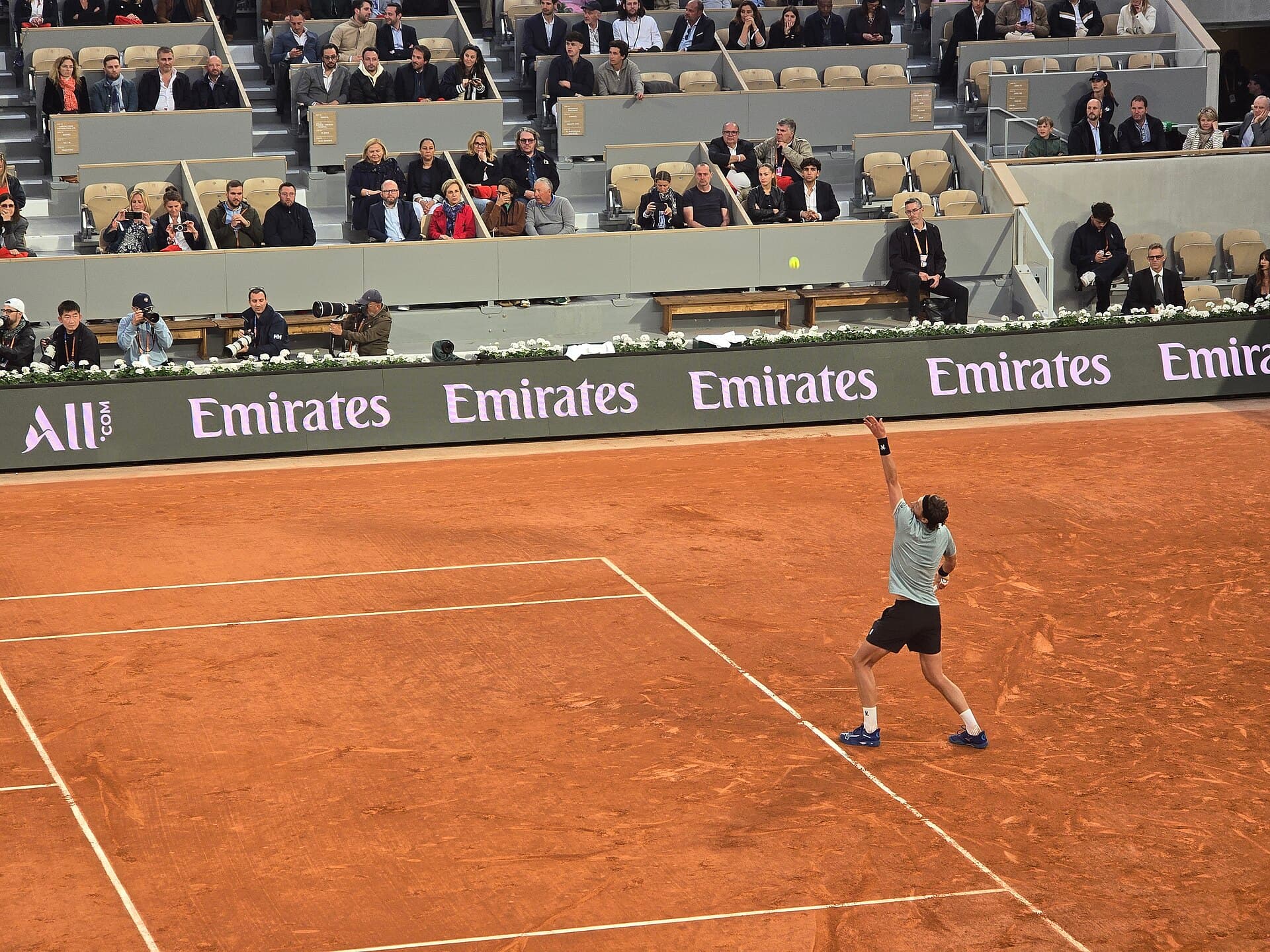 Jannik Sinner vs Arthur Rinderknech, 2025 Roland Garros, 2025-05-26