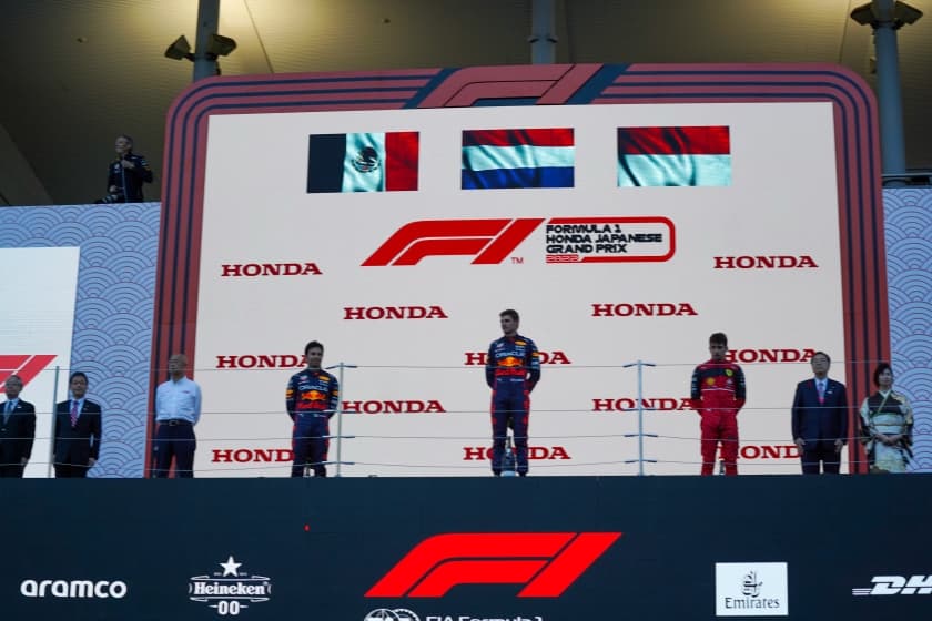 2022 Japanese Grand Prix Award Ceremony
