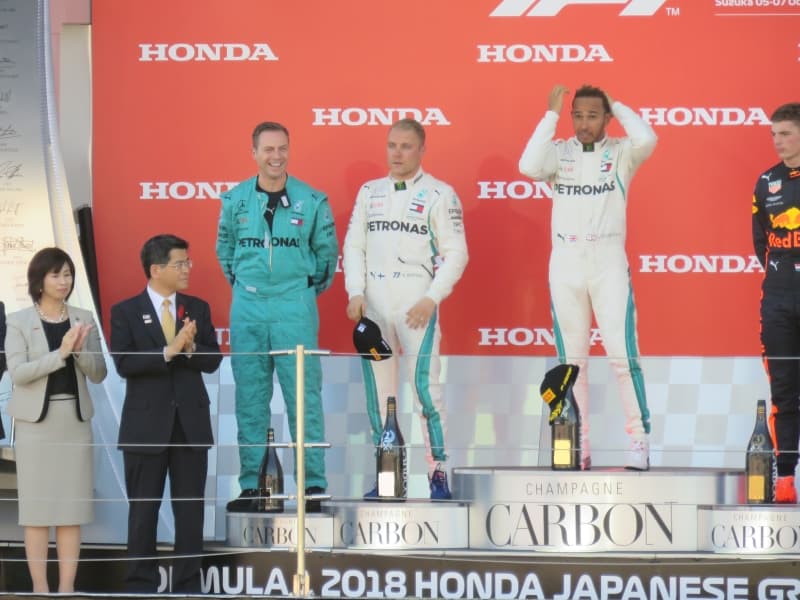 2018 Japanese Grand Prix Award Ceremony