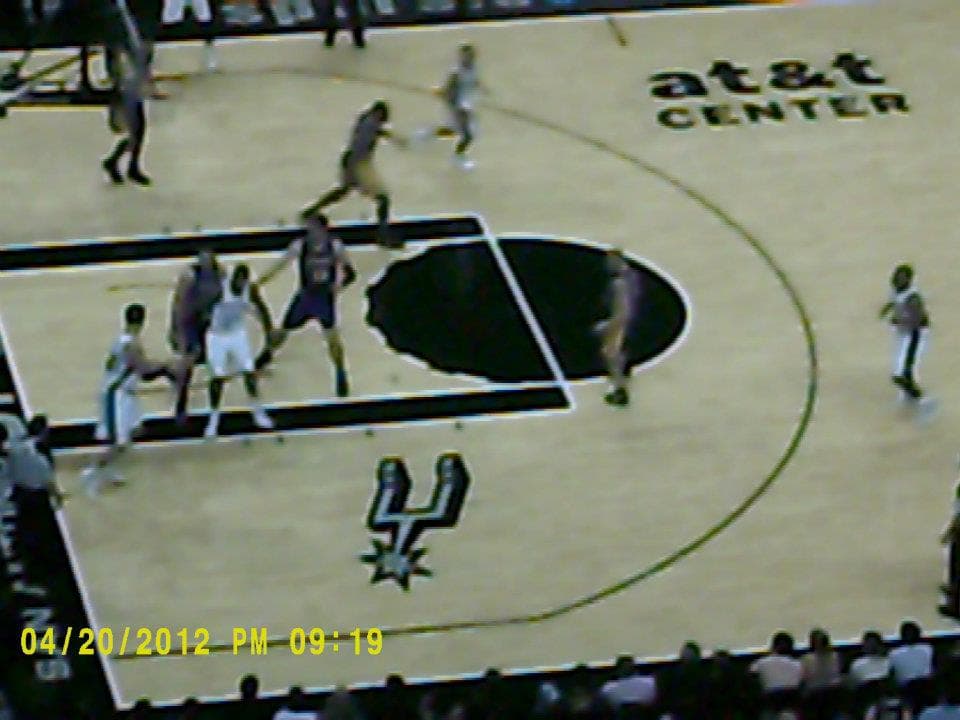 Lakers vs Spurs April 20, 2012 in San Antonio, TX