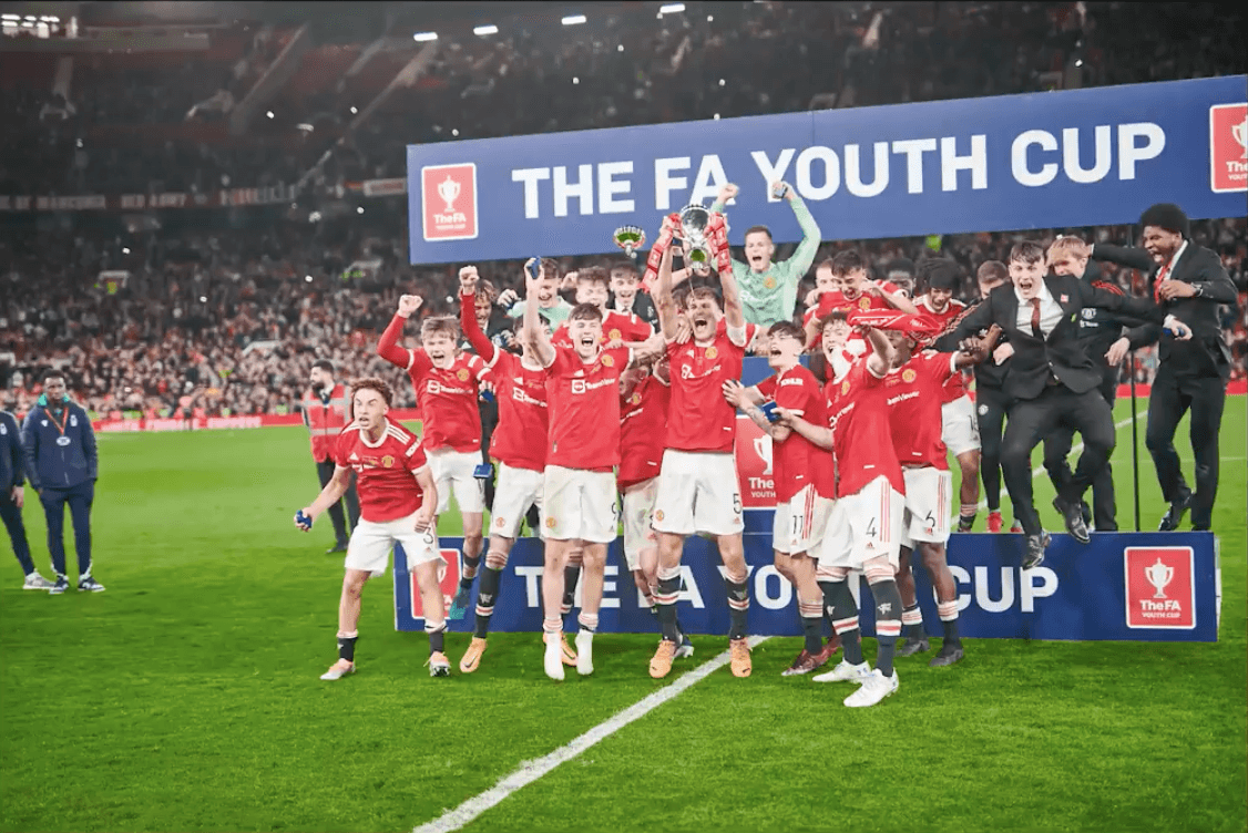 Manchester United wins the FA Youth Cup 2022