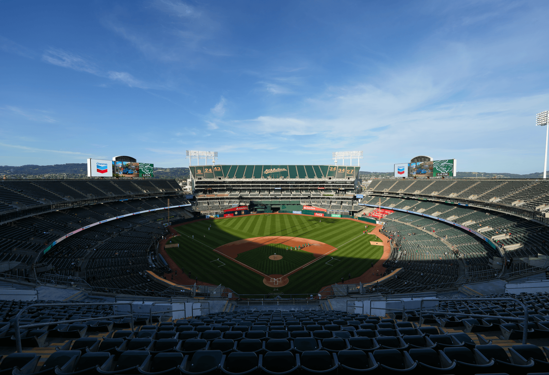 Oakland-Alameda County Coliseum in 2023