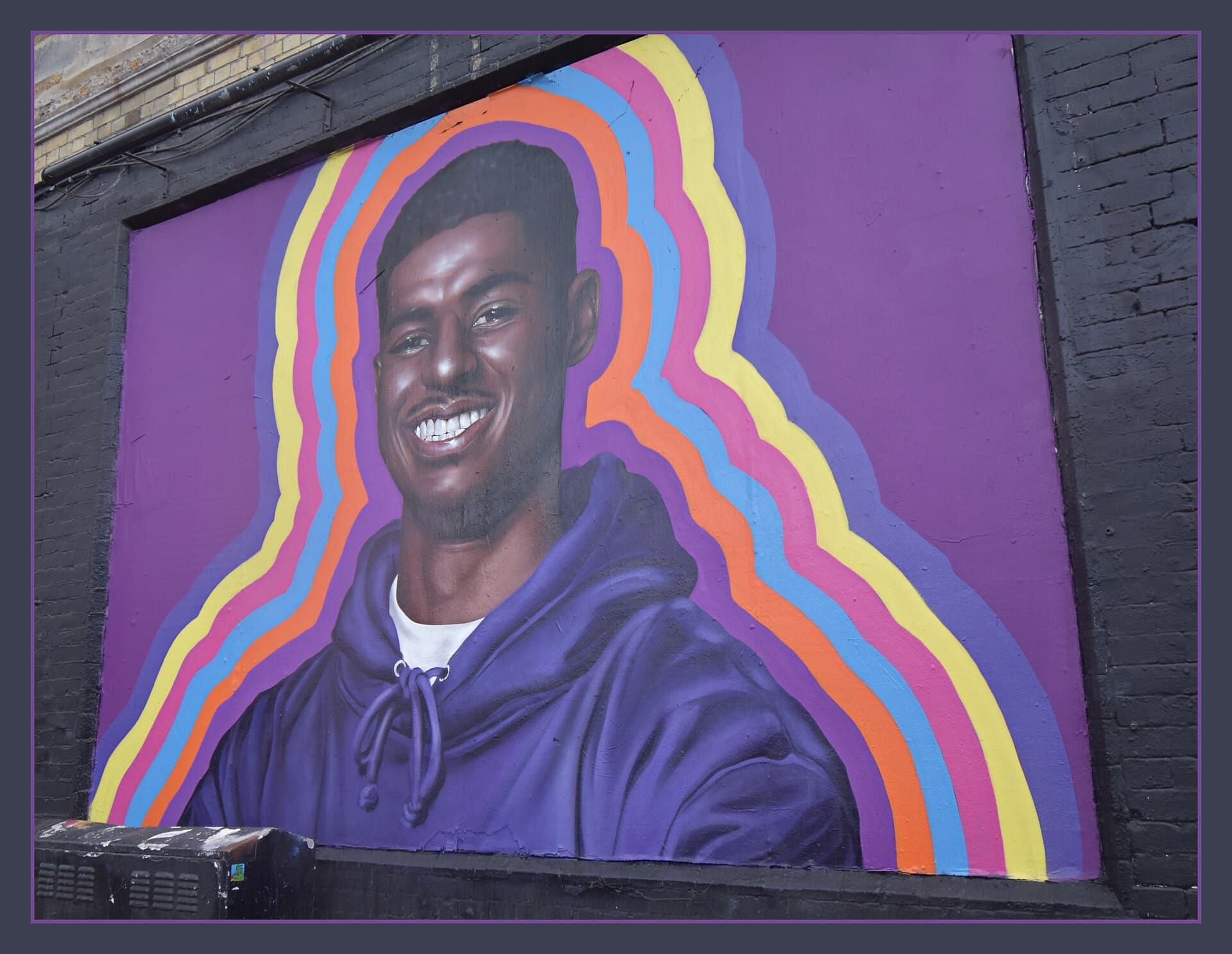 Marcus Rashford Visits Shoreditch London